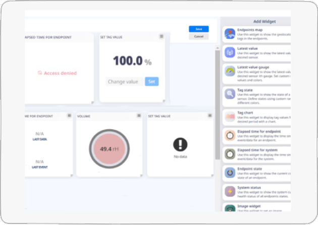 Qlarm dashboard
